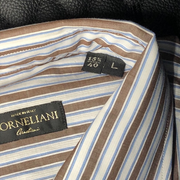 NWT $460 Corneliani 16 Shirt Large - Picture 2 of 5